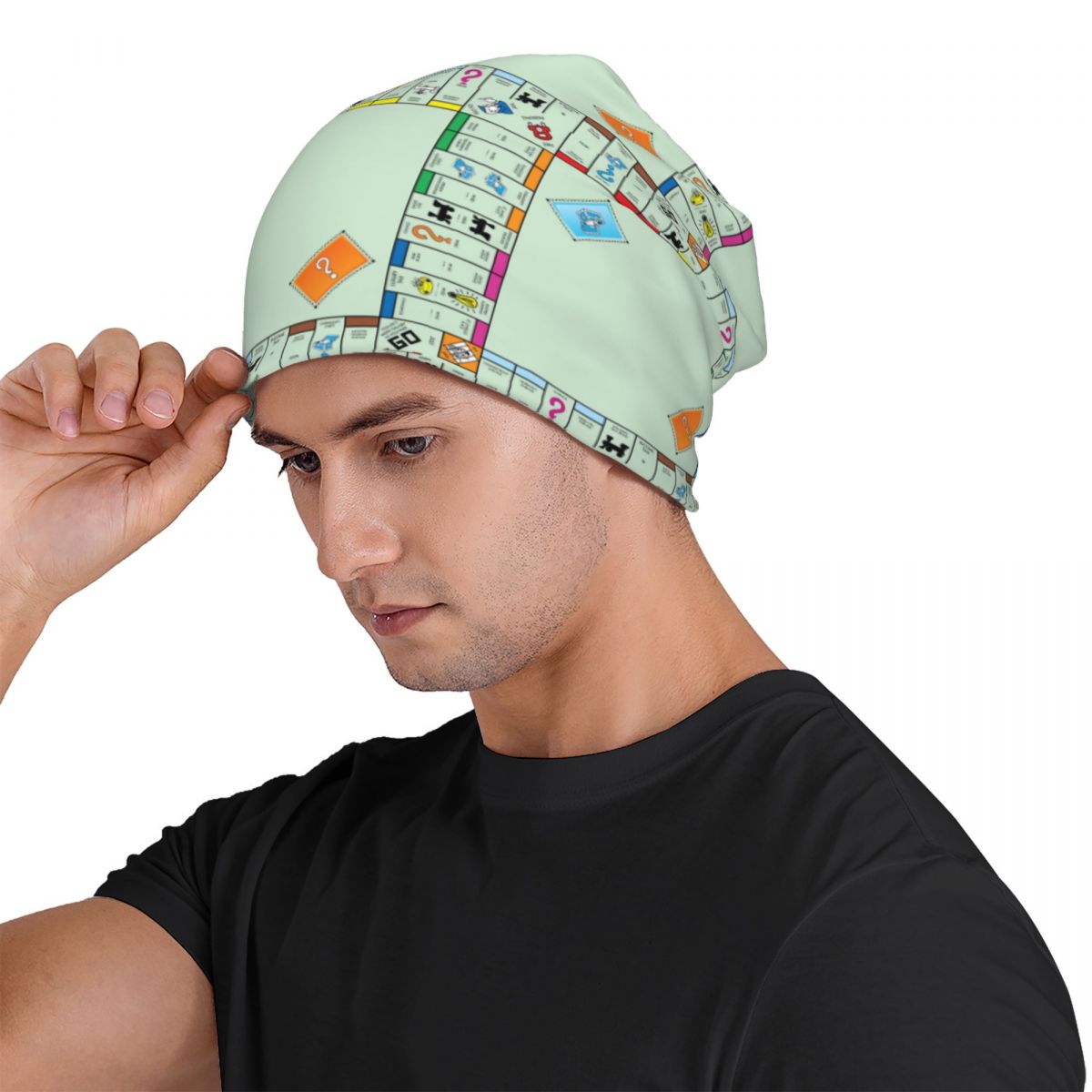 Board Game Monopoly - Casquettes et bonnets tricotés unisexes pour