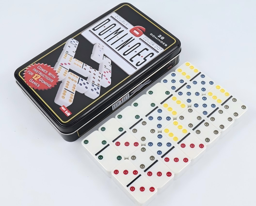 Board Game Family - Jeu de dominos Double Six élégant