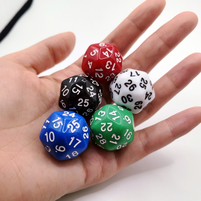 5 pièces Cube 30 côtés D30 dés - Board Game Yahtzee avis et prix