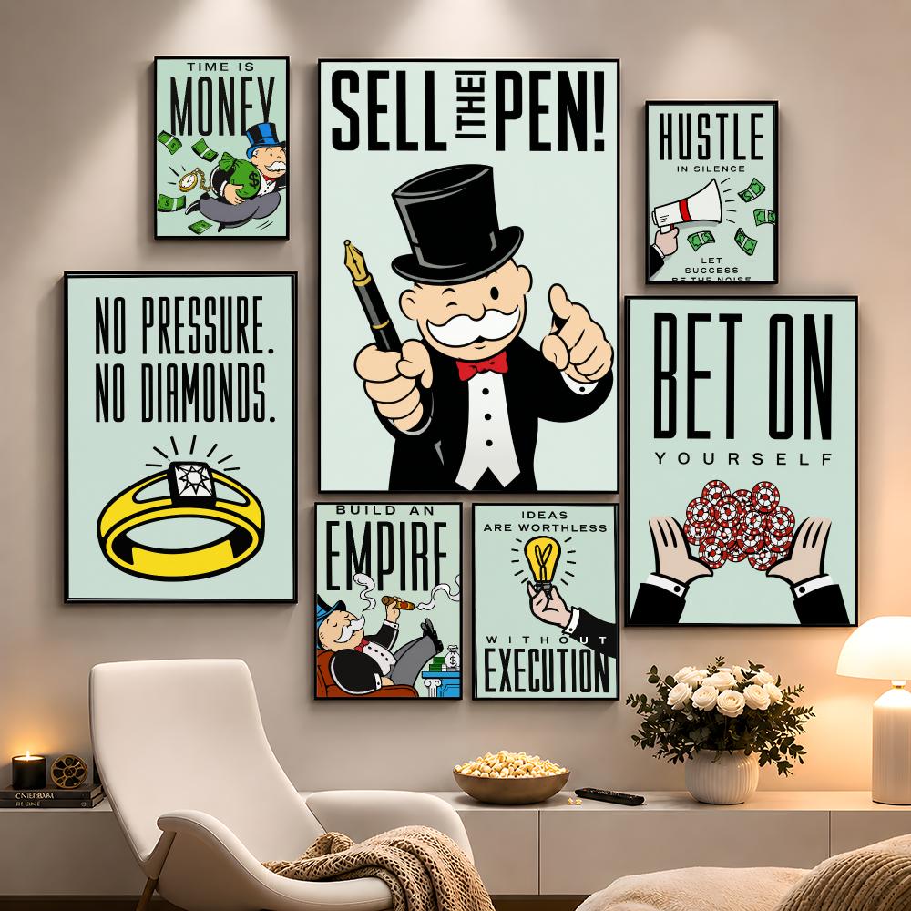 Affiche de jeu de société Mono - Board Game Monopoly avis et prix
