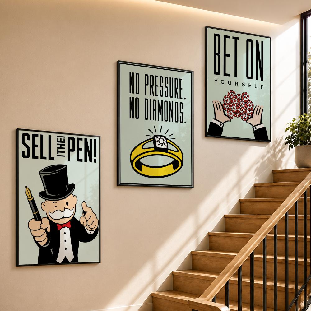 Affiche de jeu de société Mono - Board Game Monopoly avis et prix