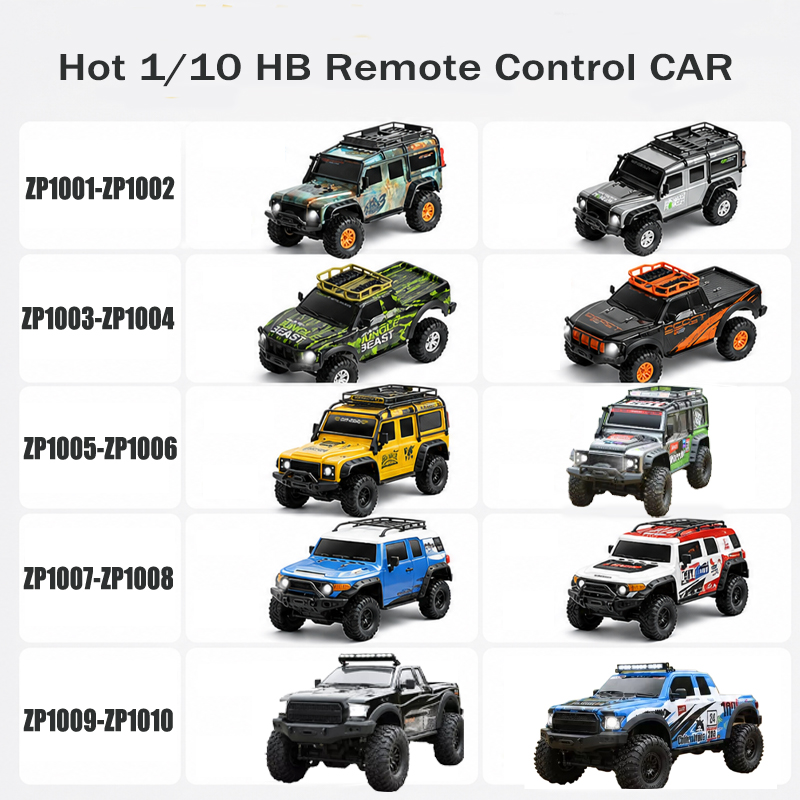 Nouveau 1/10 HB ZP1001-ZP1010  - Hot Wheels Car Monster Trucks avis et prix