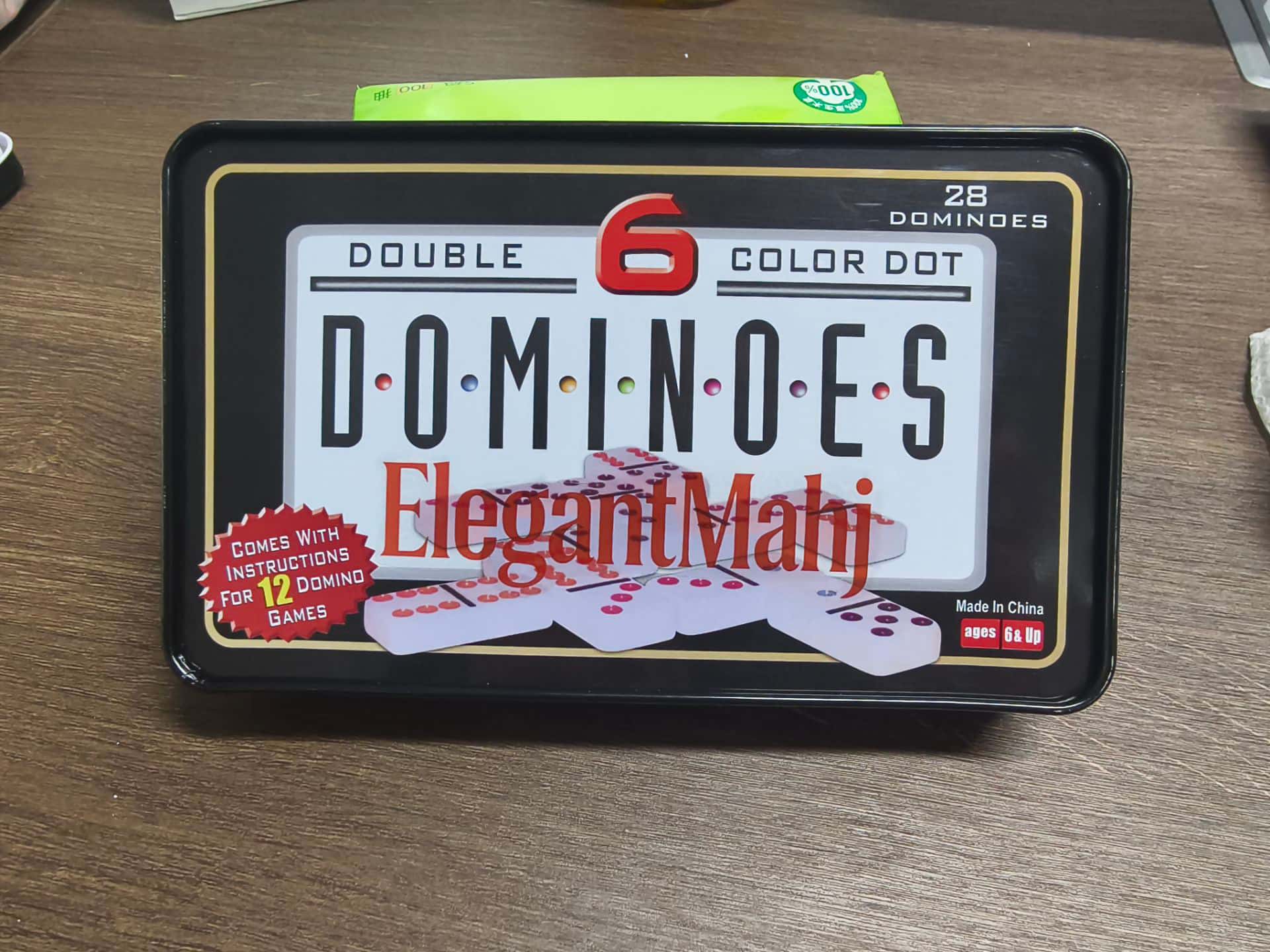 Jeu de dominos Double Six élég - Board Game Family avis et prix